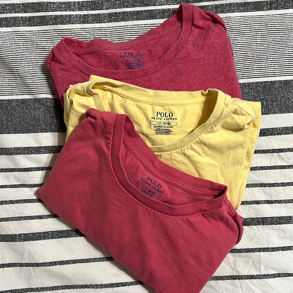 BUNDLE: 3 Polo Ralph Lauren TShirts - Picture 1 of 8